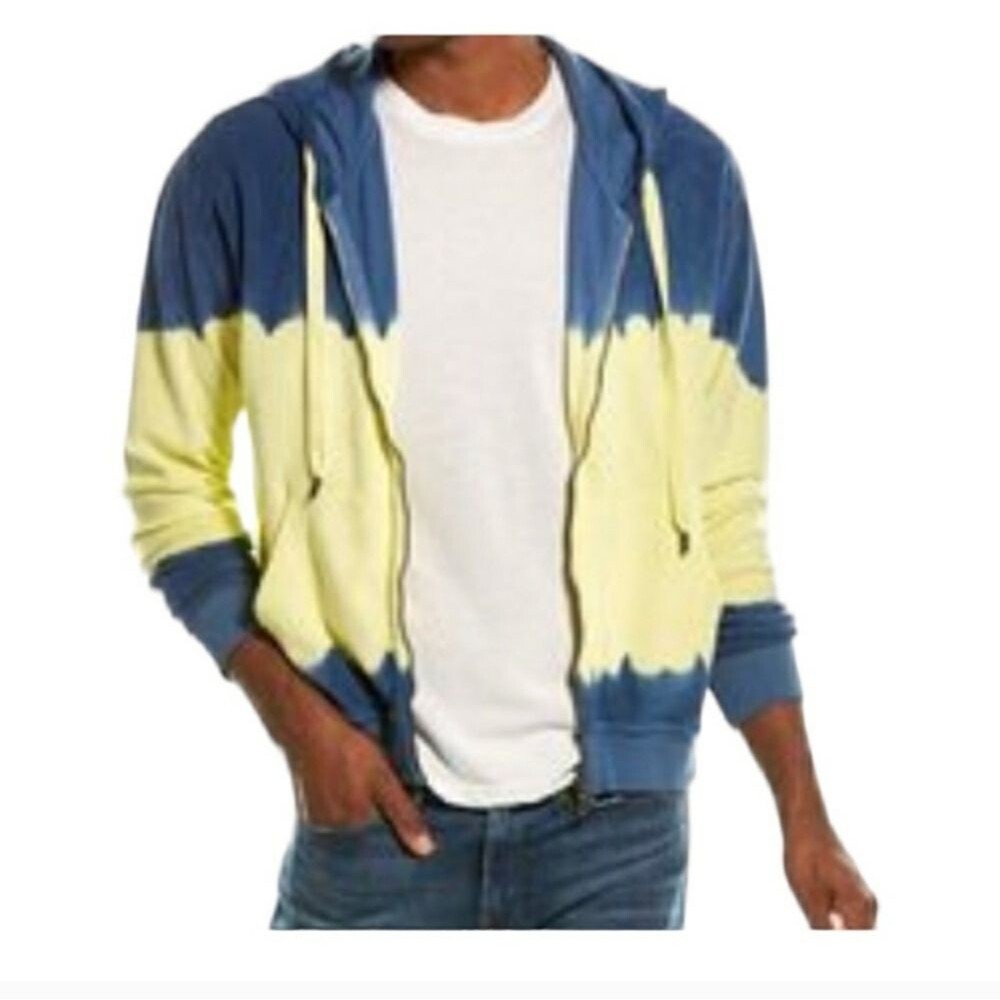 ATM Anthony Thomas Melillo Cotton French Terry Hoodie Front Zip Unisex Men's XL